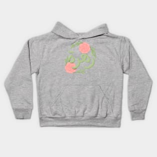 arabic flower and names Kids Hoodie